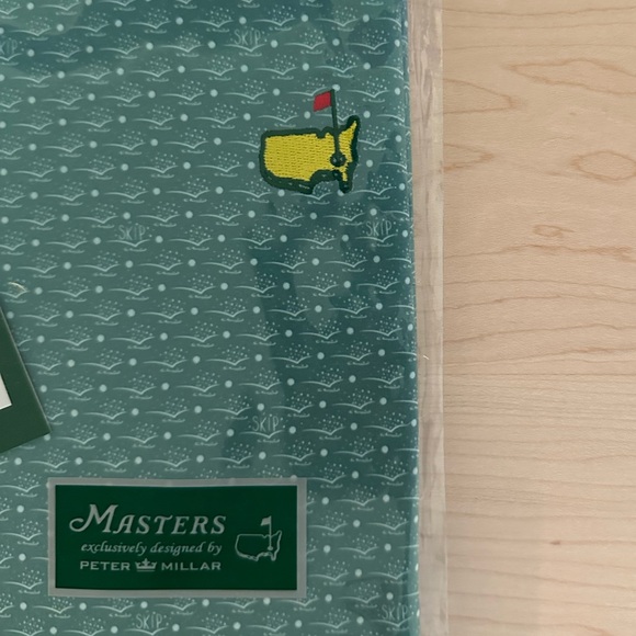 MASTERS Peter Millar Performace Polo Berckmans Place Green Golf Print Size XL - Picture 7 of 12